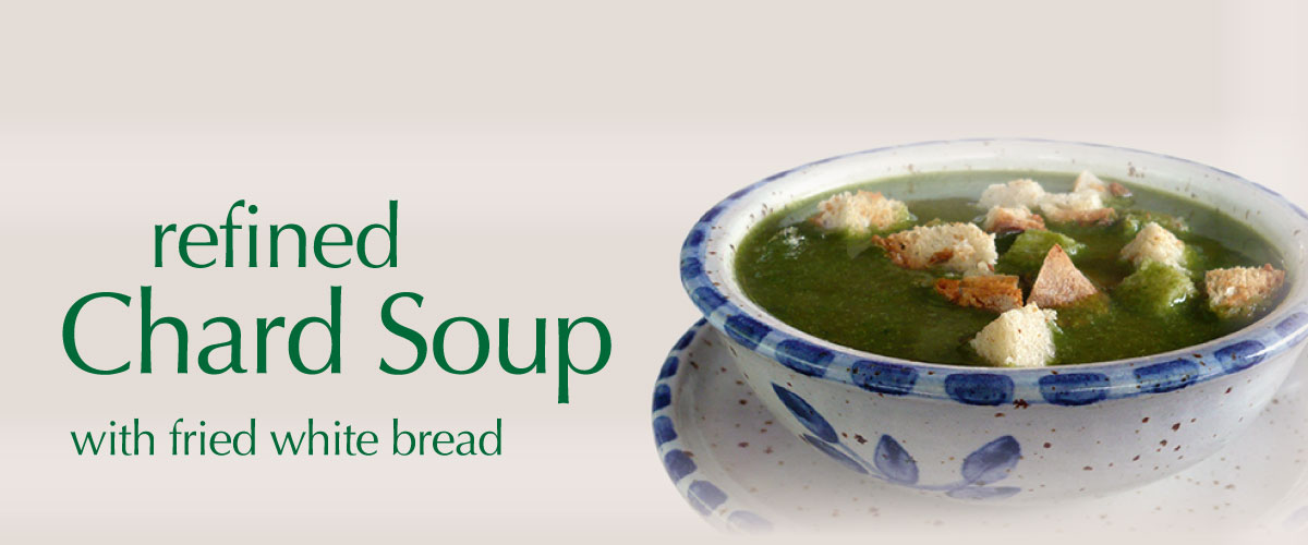 Refined chard soup